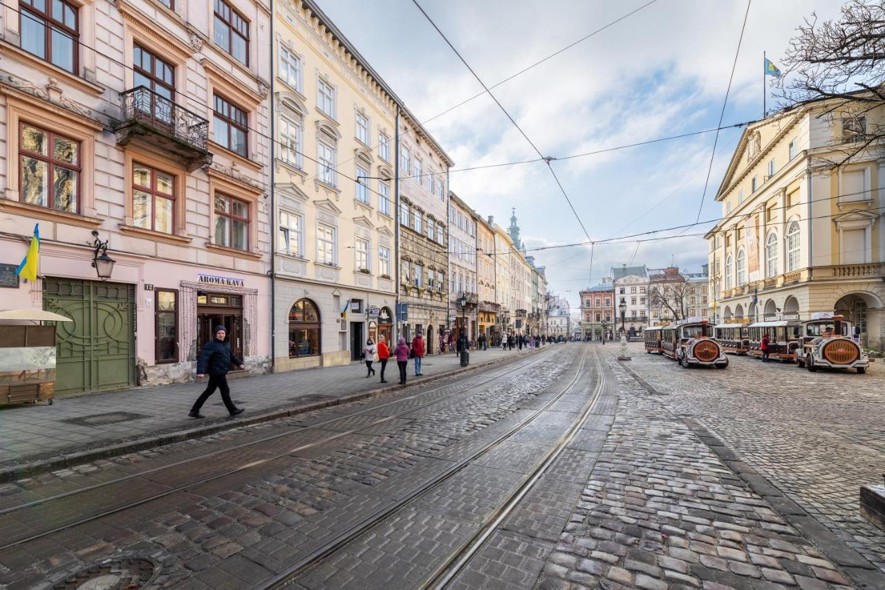 Rynok Square City Center Two Bedroom Apartment! Lemberg Exterior foto